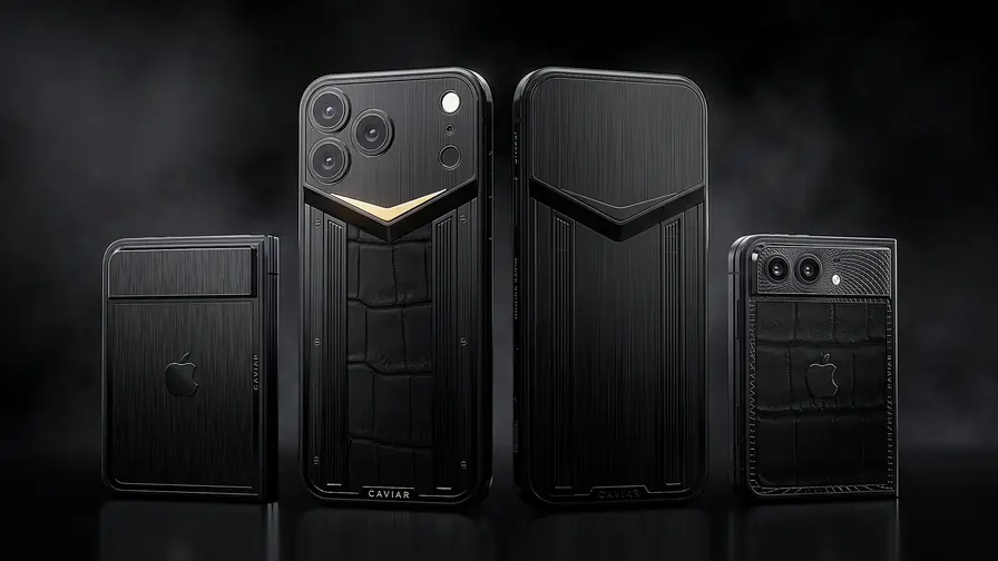 Caviar præsenterer Black Edition: iPhone 18 i sort