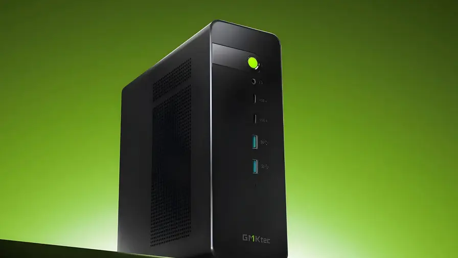Gmtech Evo-X5 Pro mini PC med Ryzen AI Max+ PRO 495