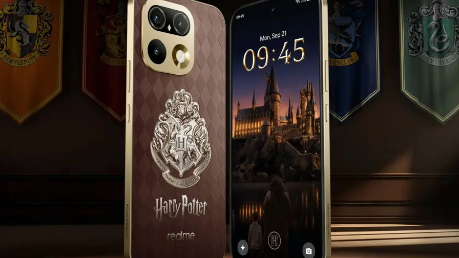 Realme 16 Pro Harry Potter-udgave med quadra-farveskift Realme 16 Pro Harry Potter-udgave med quadra-farveskift